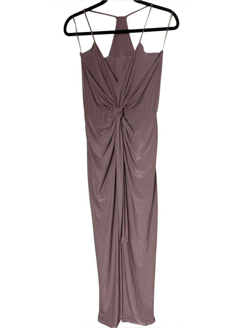 Jaiden dress Knot-Front Maxi Dress in Racerback